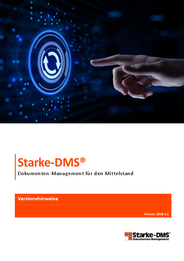 Starke-DMS® Update-Checkliste als PDF - Schritt für Schritt Anleitung für Version 2023.1